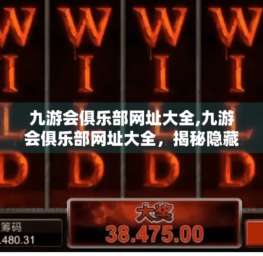 九游会俱乐部网址大全,九游会俱乐部网址大全，揭秘隐藏在数字背后的娱乐帝国