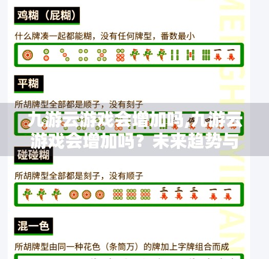 九游云游戏会增加吗,九游云游戏会增加吗？未来趋势与用户期待的深度解析