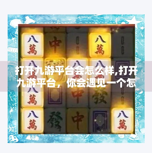 打开九游平台会怎么样,打开九游平台，你会遇见一个怎样的游戏世界？