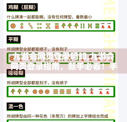 九游会网页登录吗知,九游会网页登录指南，新手必看！手把手教你轻松进入游戏世界