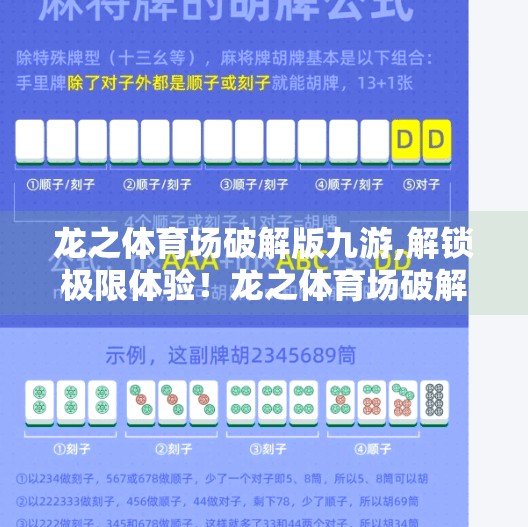 龙之体育场破解版九游,解锁极限体验！龙之体育场破解版九游版本全解析，游戏党必看！